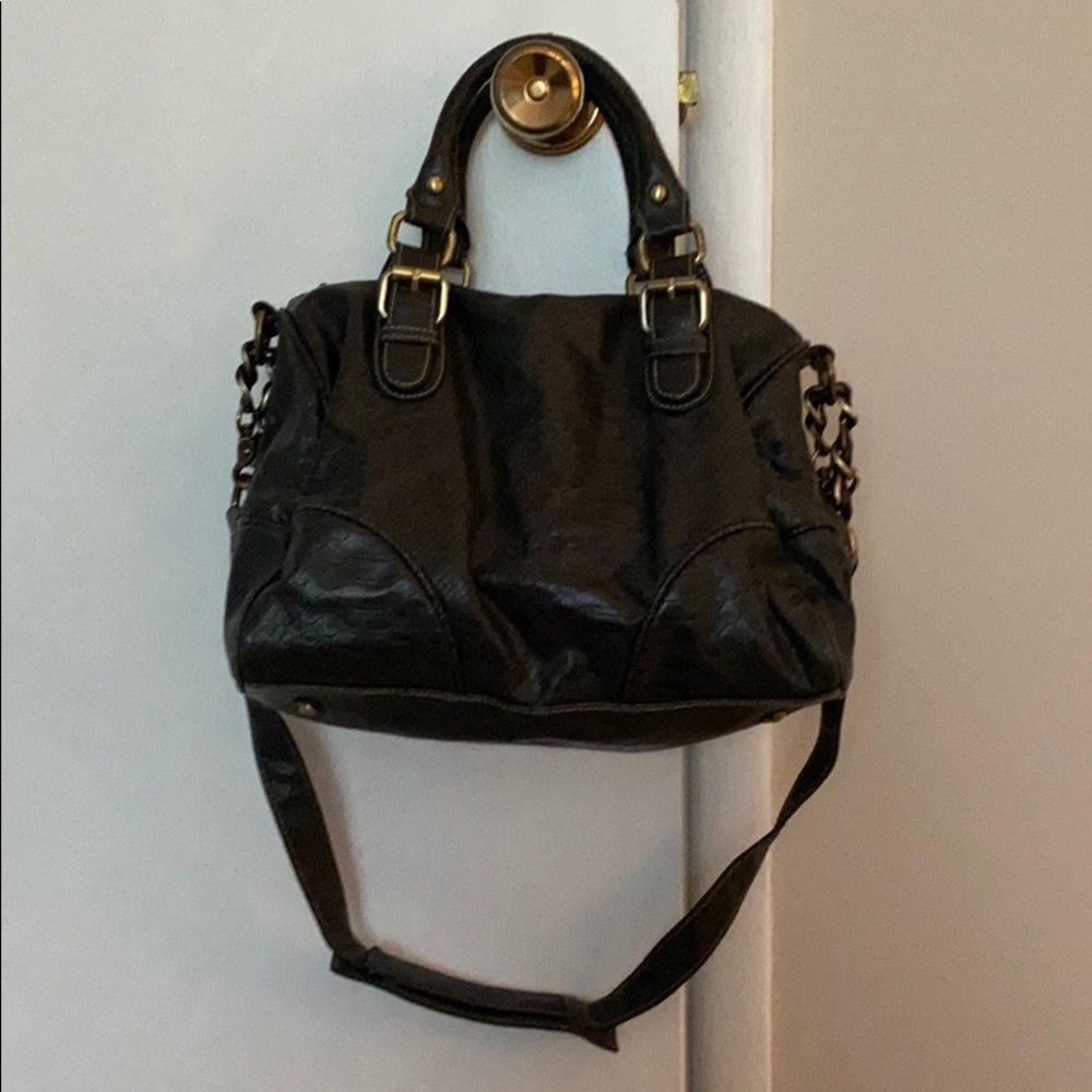 CoCo & Lolly crocodile texture handbag